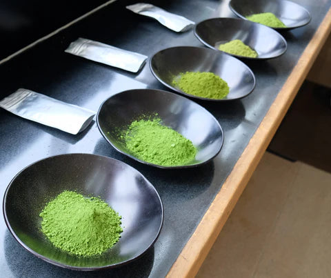 different grade of matcha